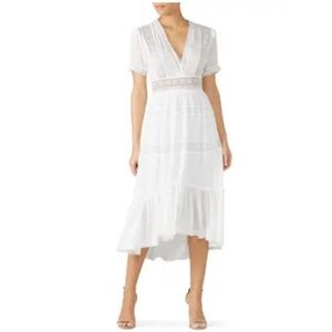 The Kooples Maxi dress lacy dots size small